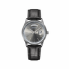 Harun Black leather watch